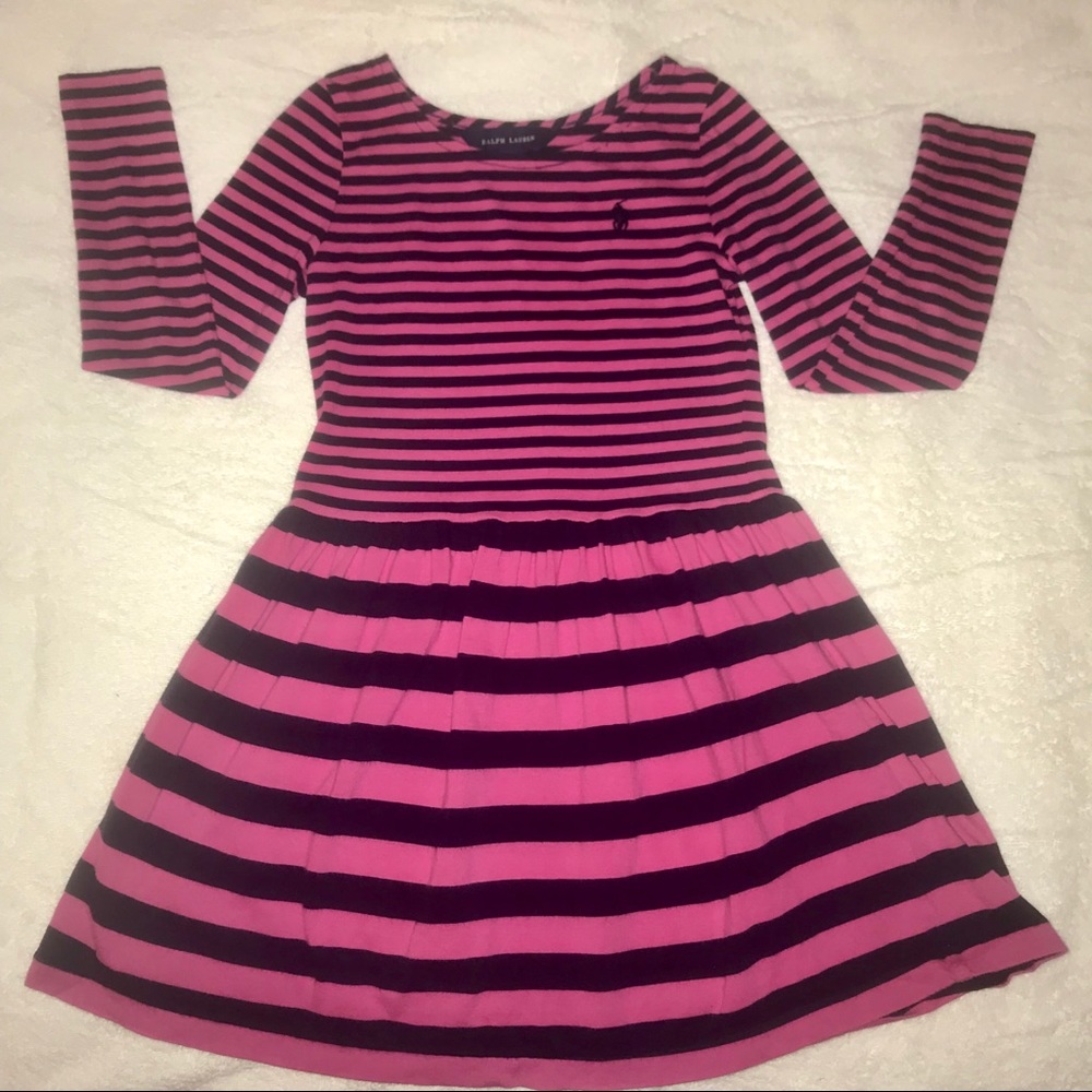 Ralph Lauren Girls’ striped dress